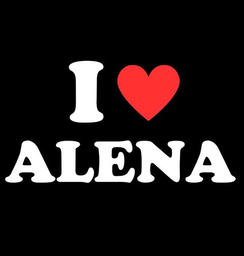 Obrázek produktu Pánské tričko Miluji Alenu I Love Alena