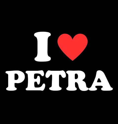 Obrázek produktu Pánské tričko Miluji Petru I Love Petra