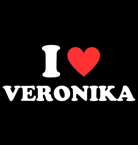 Obrázek produktu Pánské tričko Miluji Veroniku I Love Veronika