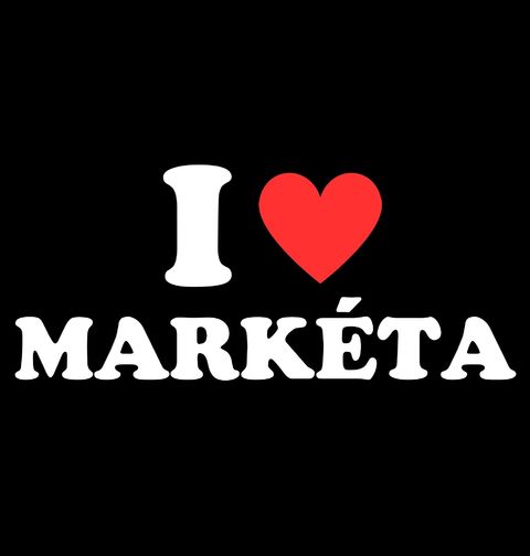 Obrázek produktu Pánské tričko Miluji Markétu I Love Markéta