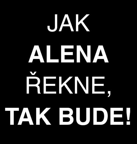 Obrázek produktu Pánské tričko Jak Alena Řekne tak Bude