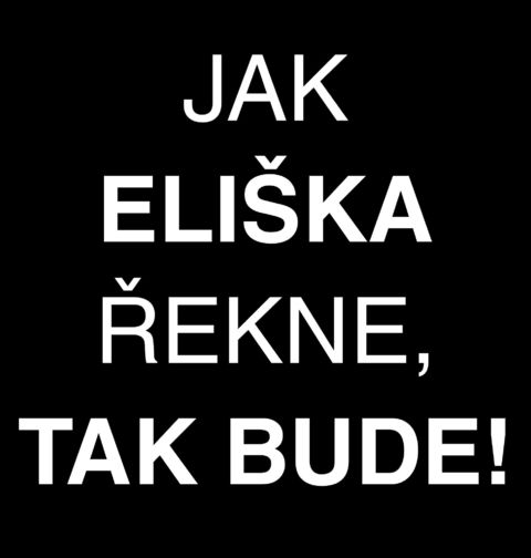 Obrázek produktu Pánské tričko Jak Eliška Řekne tak Bude
