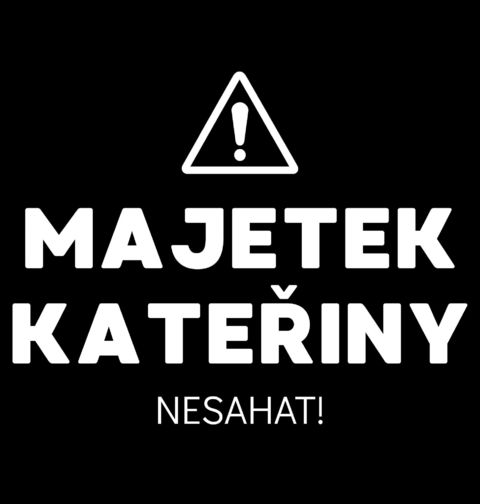Obrázek produktu Pánské tričko Majetek Kateřiny Nesahat