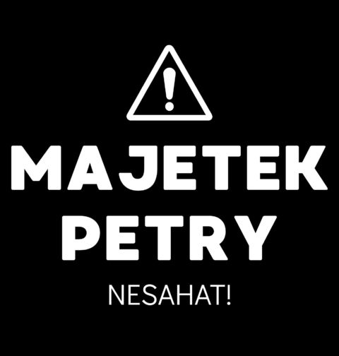 Obrázek produktu Pánské tričko Majetek Petry Nesahat