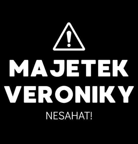 Obrázek produktu Pánské tričko Majetek Veroniky Nesahat