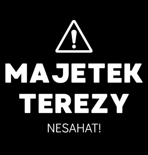 Obrázek produktu Pánské tričko Majetek Terezy Nesahat