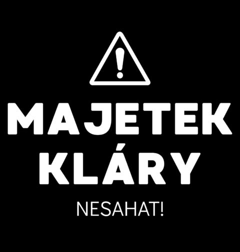 Obrázek produktu Pánské tričko Majetek Kláry Nesahat
