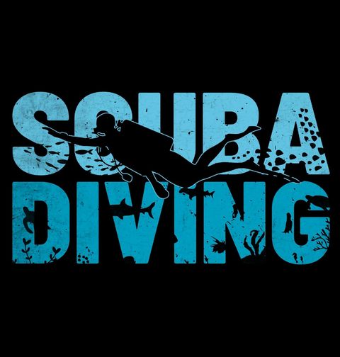 Obrázek produktu Pánské tričko Potápěč Scuba Diving