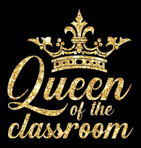 Obrázek produktu Dámské tričko Královna Třídy Queen of the Classroom
