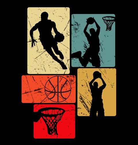 Obrázek produktu Pánské tričko Retro Basketbalista