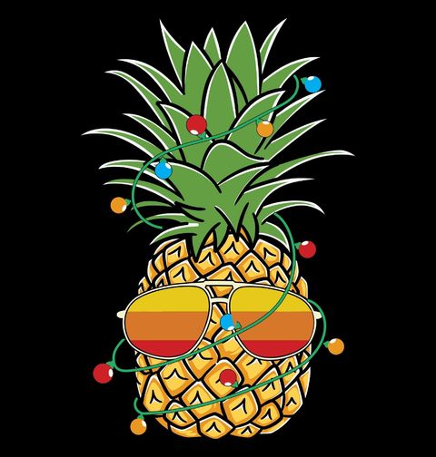 Obrázek produktu Dámské tričko Vánoční Ananas