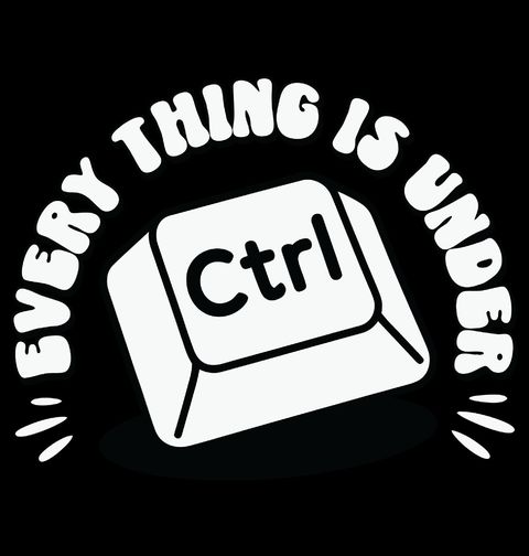 Obrázek produktu Pánské tričko Všechno je Pod Kontrolou CTRL