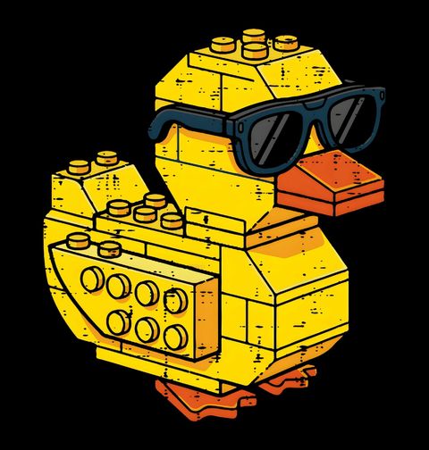 Obrázek produktu Pánské tričko LEGO Kachna se Slunečními Brýlemi