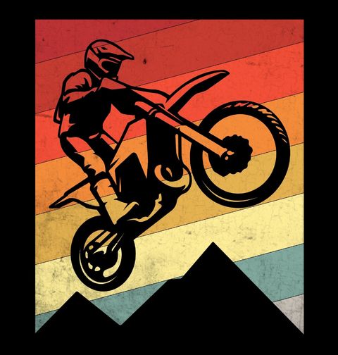 Obrázek produktu Pánské tričko Wheelie na Terénní Motorce