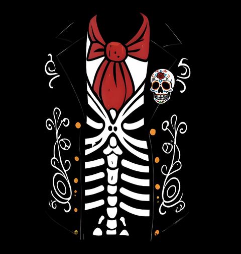 Obrázek produktu Pánské tričko Kostra Día De Los Muertos