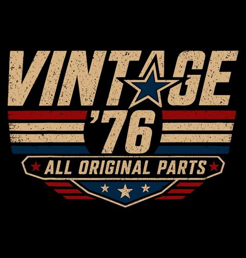 Obrázek produktu Pánské tričko Vintage 1976 Originál se Vším Všudy