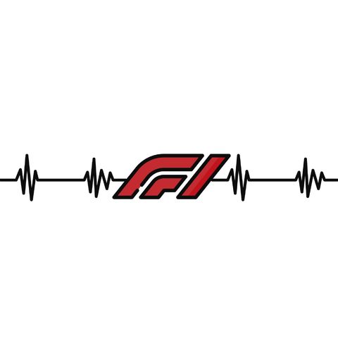 Obrázek produktu Pánské tričko Kardiogram a Červená Formule 1