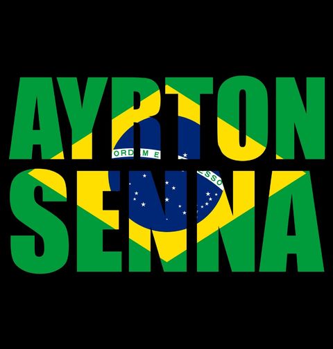 Obrázek produktu Pánské tričko Ayrton Senna Brazilská Legenda Formule 1