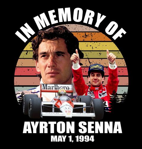 Obrázek produktu Pánské tričko Na Památku Ayrtona Senny