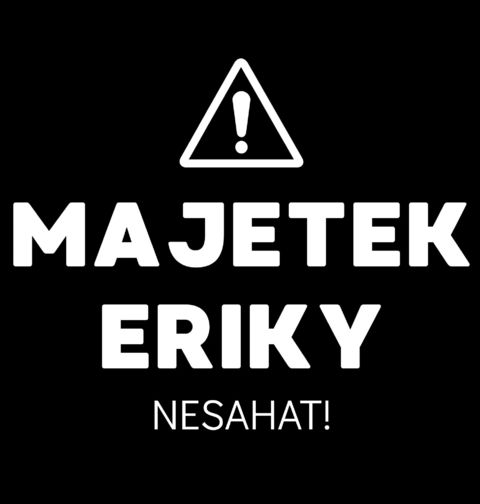 Obrázek produktu Pánské tričko Majetek Eriky Nesahat