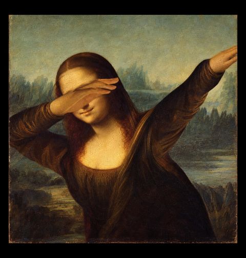 Obrázek produktu Pánské tričko Dabující Mona Lisa