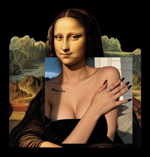 Obrázek produktu Pánské tričko Moderní Mona Lisa
