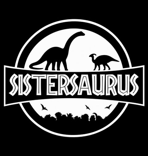 Obrázek produktu Dámské tričko Sestry Dinosauři Sistersaurus