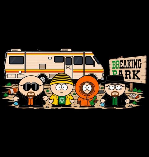 Obrázek produktu Pánská mikina South Park Potkává Breaking Bad