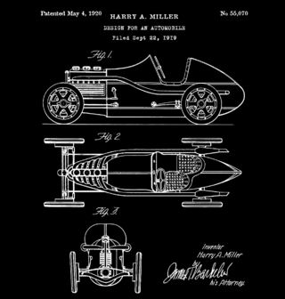 Obrázek 2 produktu Dětské tričko Automobil Patent Harry A. Millera