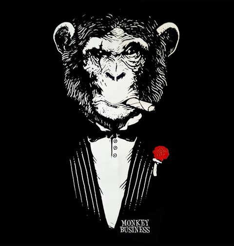 Obrázek produktu Pánské tričko Kmotr Opička "Monkey Business"