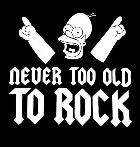 Obrázek produktu Pánské tričko Nikdy nejsi starej na rock´n´roll "Never too old to Rock"