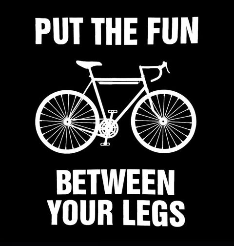 Obrázek produktu Pánské tričko Rozjeď to na kole! "Put the fun between your legs"