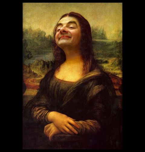 Obrázek produktu Pánské tričko Mr. Bean jako Mona Lisa
