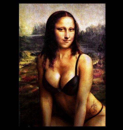 Obrázek produktu Bavlněná taška Svůdná Mona Lisa