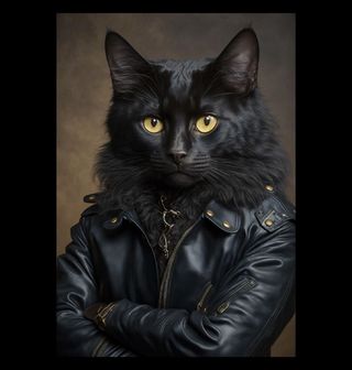 Obrázek 2 produktu Pánské tričko Drsná Kočičí Pomáda Cat Grease Edition