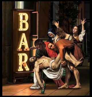 Obrázek 2 produktu Pánské tričko Poslední Párty ve Svatém Baru - Holy Beer Bar