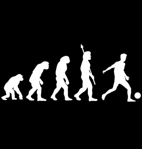 Obrázek produktu Dětské tričko Evoluce fotbalisty, Obránce!