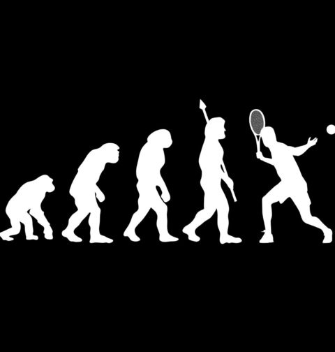 Obrázek produktu Dětské tričko Evoluce tenisu