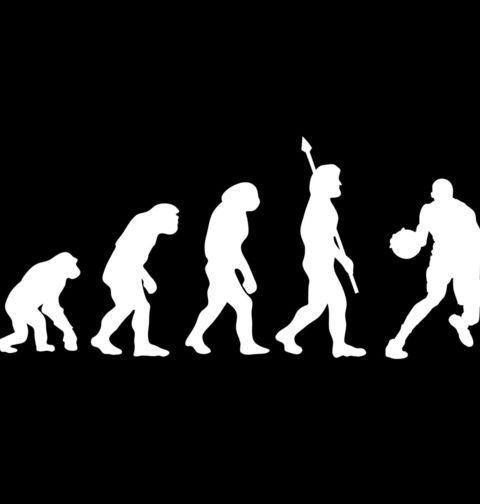 Obrázek produktu Dámské tričko Evoluce basketbalu