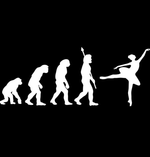 Obrázek produktu Dětské tričko Evoluce baletu