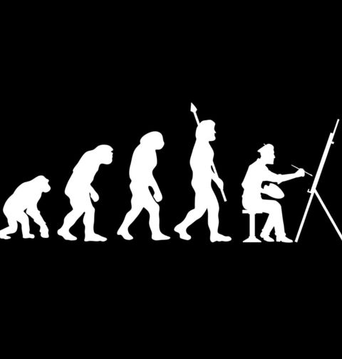Obrázek produktu Bavlněná taška Evoluce umělce