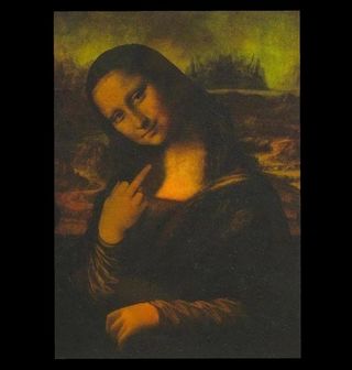 Obrázek 2 produktu Dámské tričko Rebelská Mona Lisa