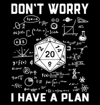 Obrázek 1 produktu Bavlněná taška Matematický Plán Don't Worry I Have A Plan