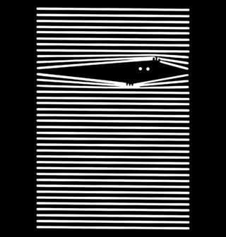 Obrázek 1 produktu Bavlněná taška Sleduju tě Peeking Through Blinds