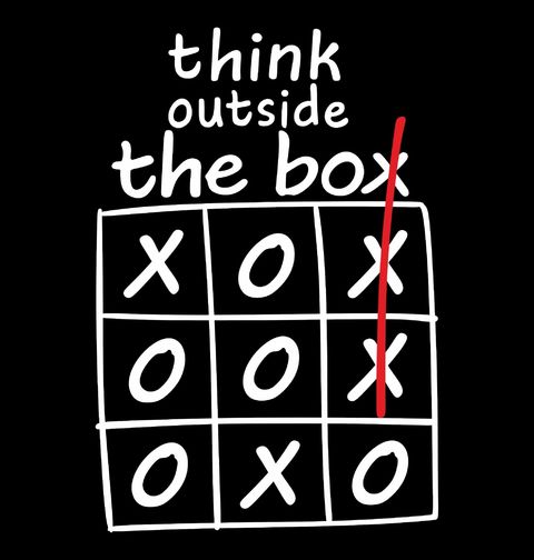 Obrázek produktu Pánská mikina Chytřejší vítězí Think Outside The Box