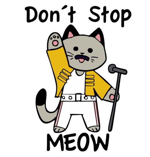 Obrázek produktu Dámské tričko Freddie Meowcury Cat