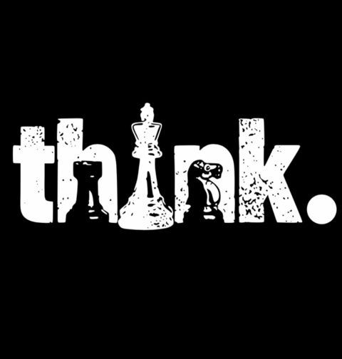 Obrázek produktu Dětské tričko Šachová strategie Think Chess