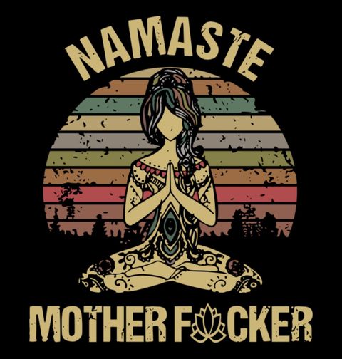 Obrázek produktu Dámské tričko Namaste Motherf*cker
