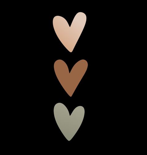 Obrázek produktu Dámské tričko Tři barevná srdce Three Colorful Hearts