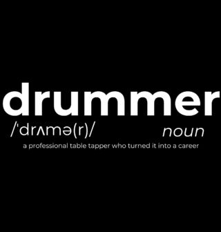 Obrázek 2 produktu Pánská mikina Definice Bubeník: Klepač do stolu na plný úvazek Drummer